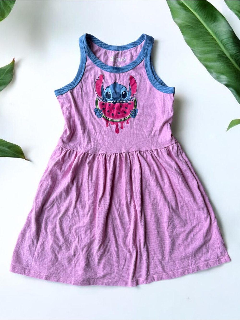 ✨ Disney Stitch Girls Pink Dress